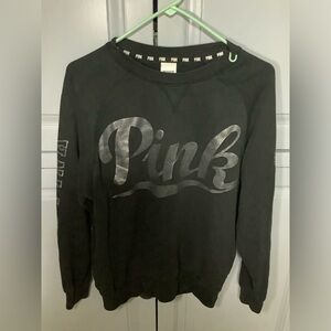 Pink Victoria Secret Sweatshirt XS  With Silver Logo